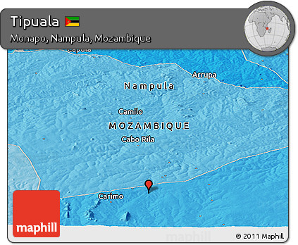 Political Panoramic Map of Tipuala