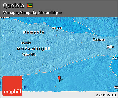 Political Panoramic Map of Quelela
