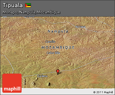 Satellite Panoramic Map of Tipuala