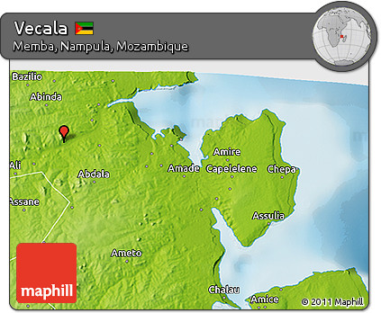Physical 3D Map of Vecala