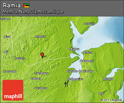 Physical 3D Map of Ramia