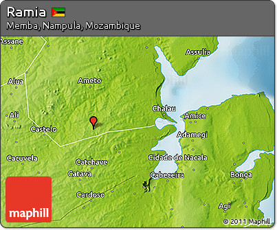 Physical 3D Map of Ramia