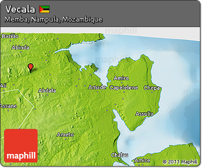 Physical 3D Map of Vecala