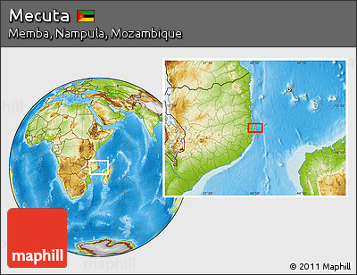 Physical Location Map of Mecuta