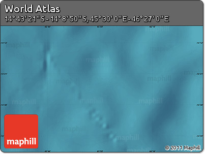 Satellite Map of the Area around 14° 26' 6" S, 45° 58' 30" E