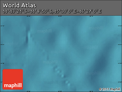 Satellite Map of the Area around 14° 26' 6" S, 45° 58' 30" E