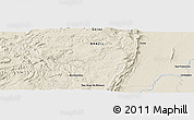 Shaded Relief Panoramic Map of the area around 14° 26' 6" S, 47° 31' 29" W
