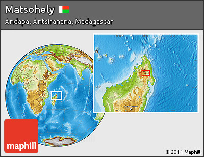 Physical Location Map of Matsohely