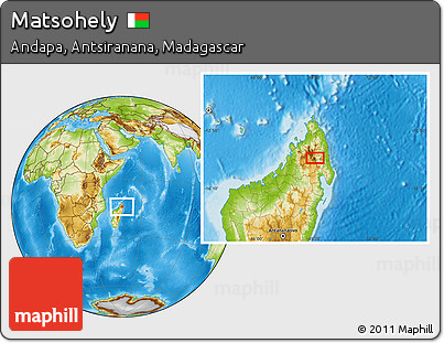 Physical Location Map of Matsohely