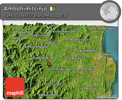 Satellite 3D Map of Ambohimitsinjo