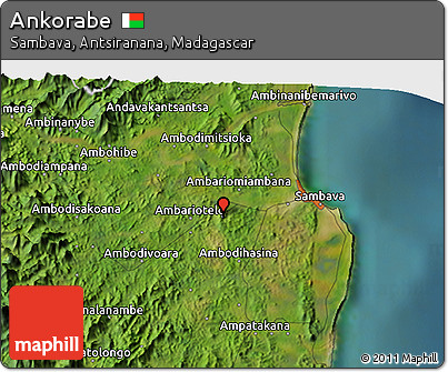 Satellite 3D Map of Ankorabe