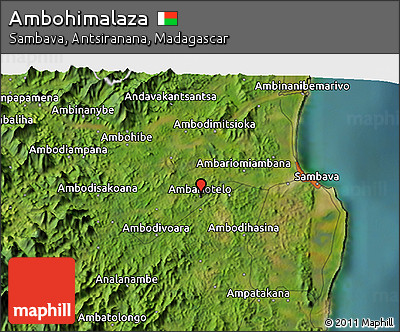 Satellite 3D Map of Ambohimalaza