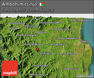 Satellite 3D Map of Ambohimitsinjo