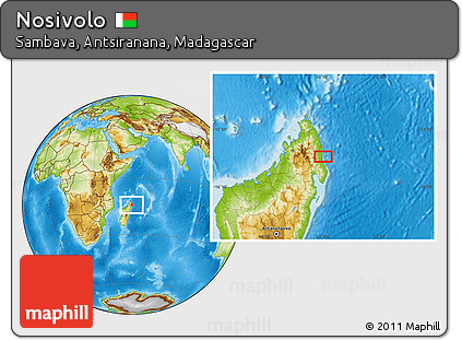 Physical Location Map of Nosivolo