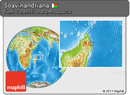 Physical Location Map of Soavinandriana