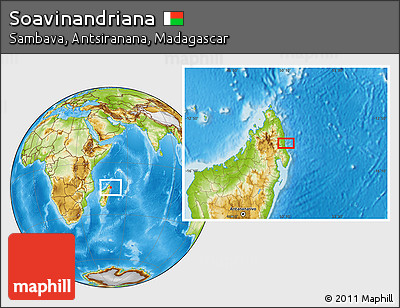 Physical Location Map of Soavinandriana