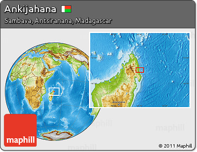 Physical Location Map of Ankijahana