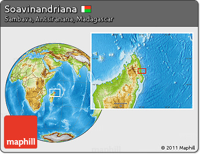 Physical Location Map of Soavinandriana