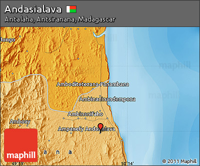 Political Map of Andasialava