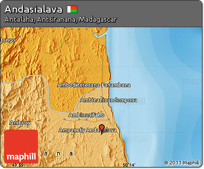 Political Map of Andasialava
