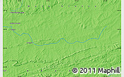 Political Map of the area around 14° 26' 6" S, 54° 19' 30" W