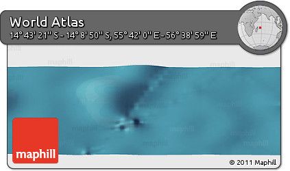 Satellite Panoramic Map of the Area around 14° 26' 6" S, 56° 10' 29" E