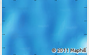 Physical Map of the area around 14° 26' 6" S, 5° 52' 30" W