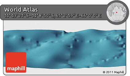 Satellite Panoramic Map of the Area around 14° 26' 6" S, 65° 31' 30" E