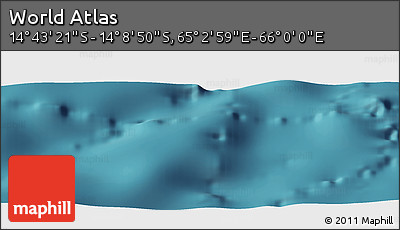 Satellite Panoramic Map of the Area around 14° 26' 6" S, 65° 31' 30" E
