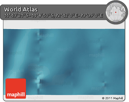 Satellite 3D Map of the Area around 14° 26' 6" S, 73° 10' 30" E
