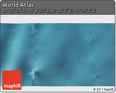 Satellite 3D Map of the Area around 14° 26' 6" S, 73° 10' 30" E