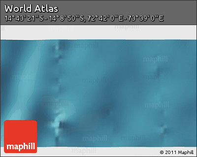 Satellite 3D Map of the Area around 14° 26' 6" S, 73° 10' 30" E