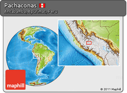 Physical Location Map of Pachaconas