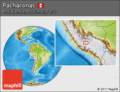Physical Location Map of Pachaconas