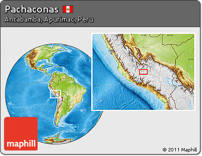 Physical Location Map of Pachaconas