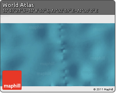 Satellite 3D Map of the Area around 14° 26' 6" S, 74° 1' 30" E