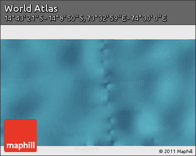 Satellite 3D Map of the Area around 14° 26' 6" S, 74° 1' 30" E