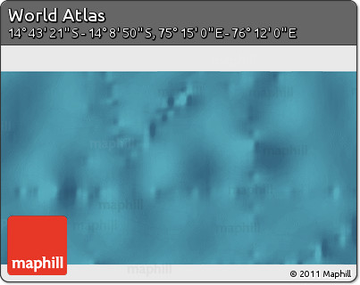 Satellite 3D Map of the Area around 14° 26' 6" S, 75° 43' 29" E