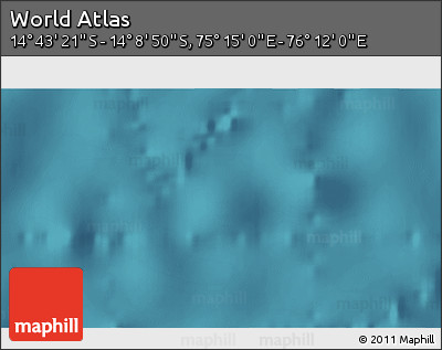 Satellite 3D Map of the Area around 14° 26' 6" S, 75° 43' 29" E
