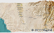 Satellite 3D Map of the area around 14° 26' 6" S, 75° 34' 29" W