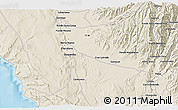 Shaded Relief 3D Map of the area around 14° 26' 6" S, 75° 34' 29" W