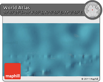Satellite 3D Map of the Area around 14° 26' 6" S, 76° 34' 29" E
