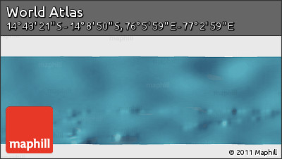 Satellite Panoramic Map of the Area around 14° 26' 6" S, 76° 34' 29" E
