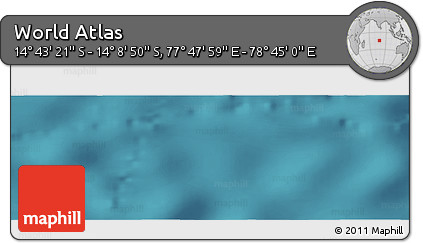 Satellite Panoramic Map of the Area around 14° 26' 6" S, 78° 16' 30" E
