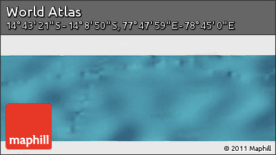 Satellite Panoramic Map of the Area around 14° 26' 6" S, 78° 16' 30" E