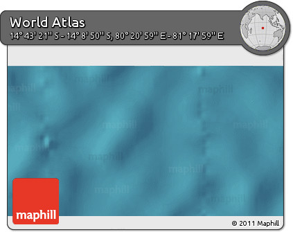 Satellite 3D Map of the Area around 14° 26' 6" S, 80° 49' 29" E