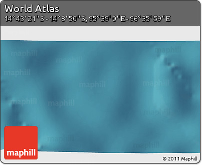Satellite 3D Map of the Area around 14° 26' 6" S, 96° 7' 30" E