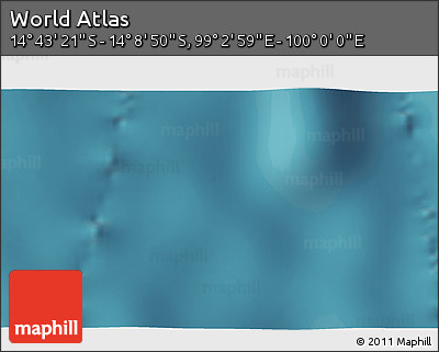 Satellite 3D Map of the Area around 14° 26' 6" S, 99° 31' 30" E