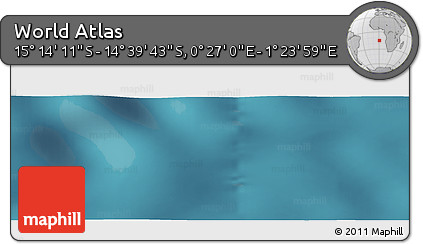 Satellite Panoramic Map of the Area around 14° 56' 57" S, 0° 55' 29" E