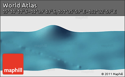 Satellite Panoramic Map of the Area around 14° 56' 57" S, 102° 4' 29" E
